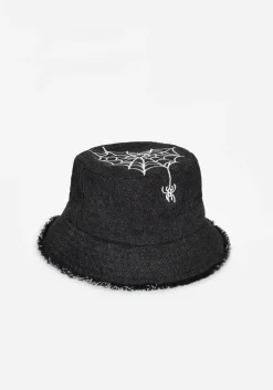 Catch Feelings Denim Bucket Hat