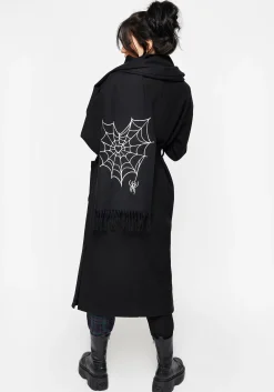 Catch Feelings Embroidered Scarf