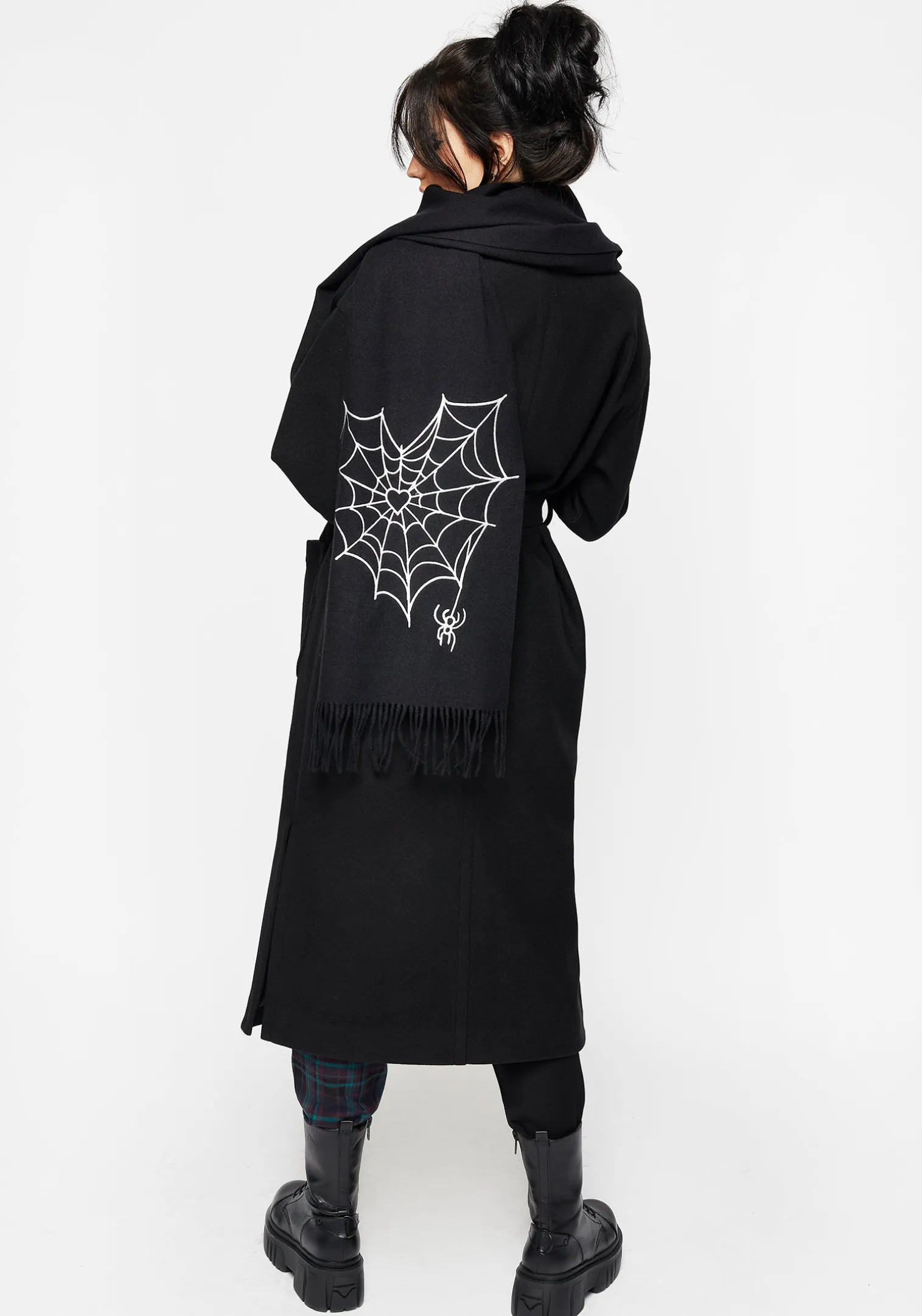 Catch Feelings Embroidered Scarf