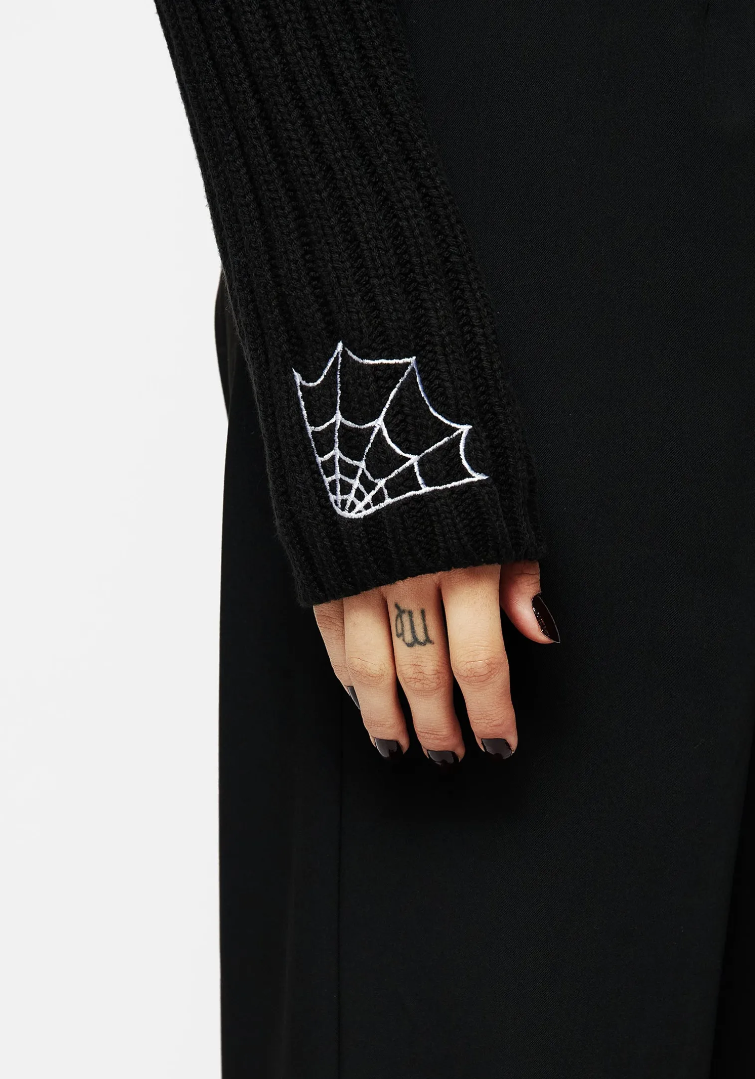 Catch Feelings Embroidered Knit Bolero