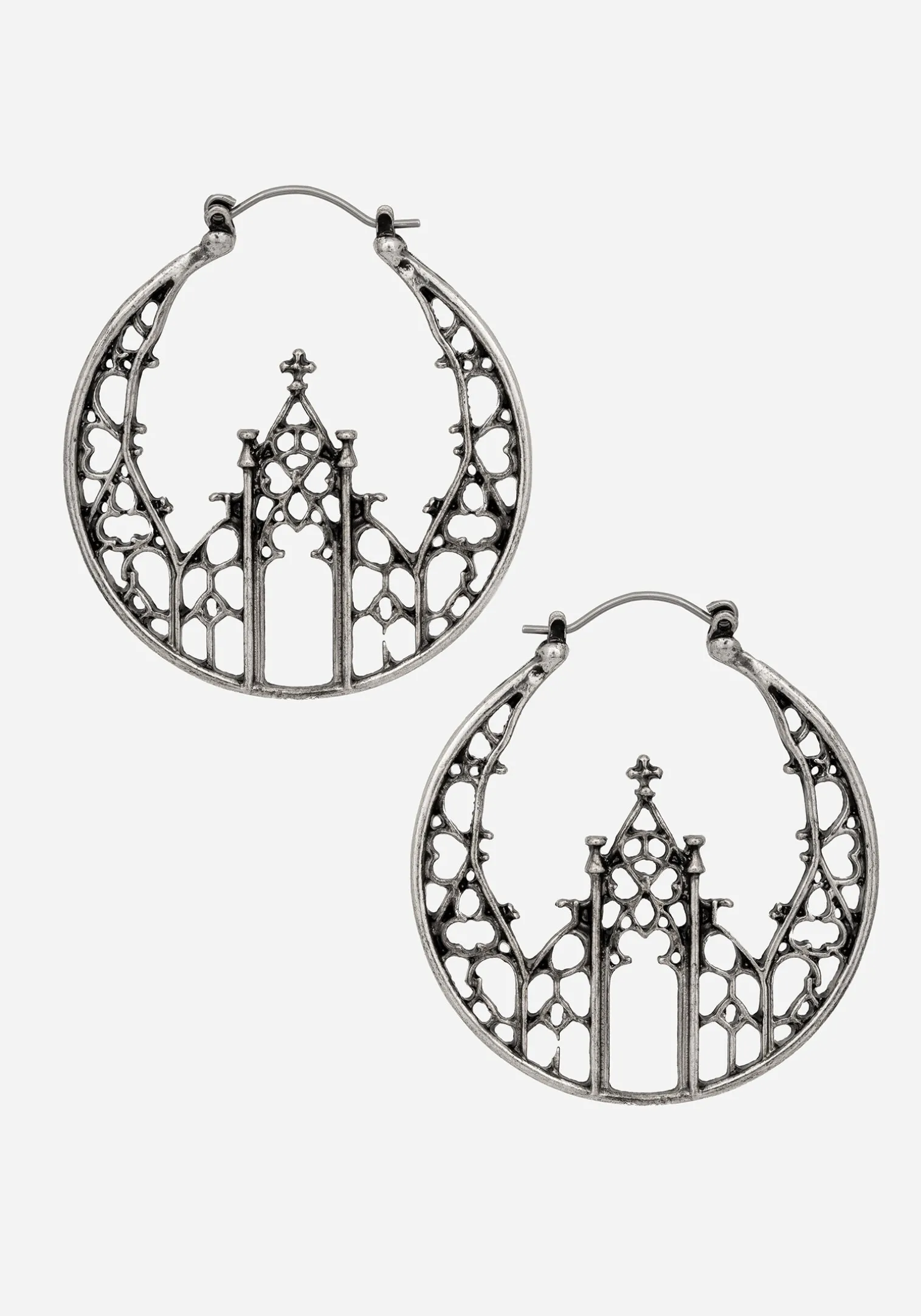 Cathedral Gothic Hoop Earrings