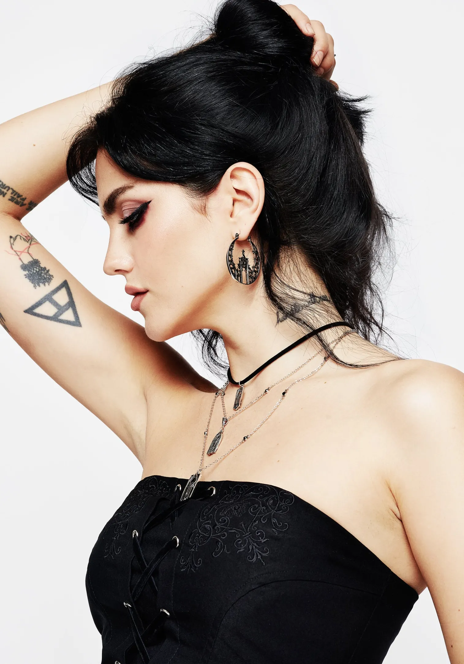 Cathedral Gothic Hoop Earrings