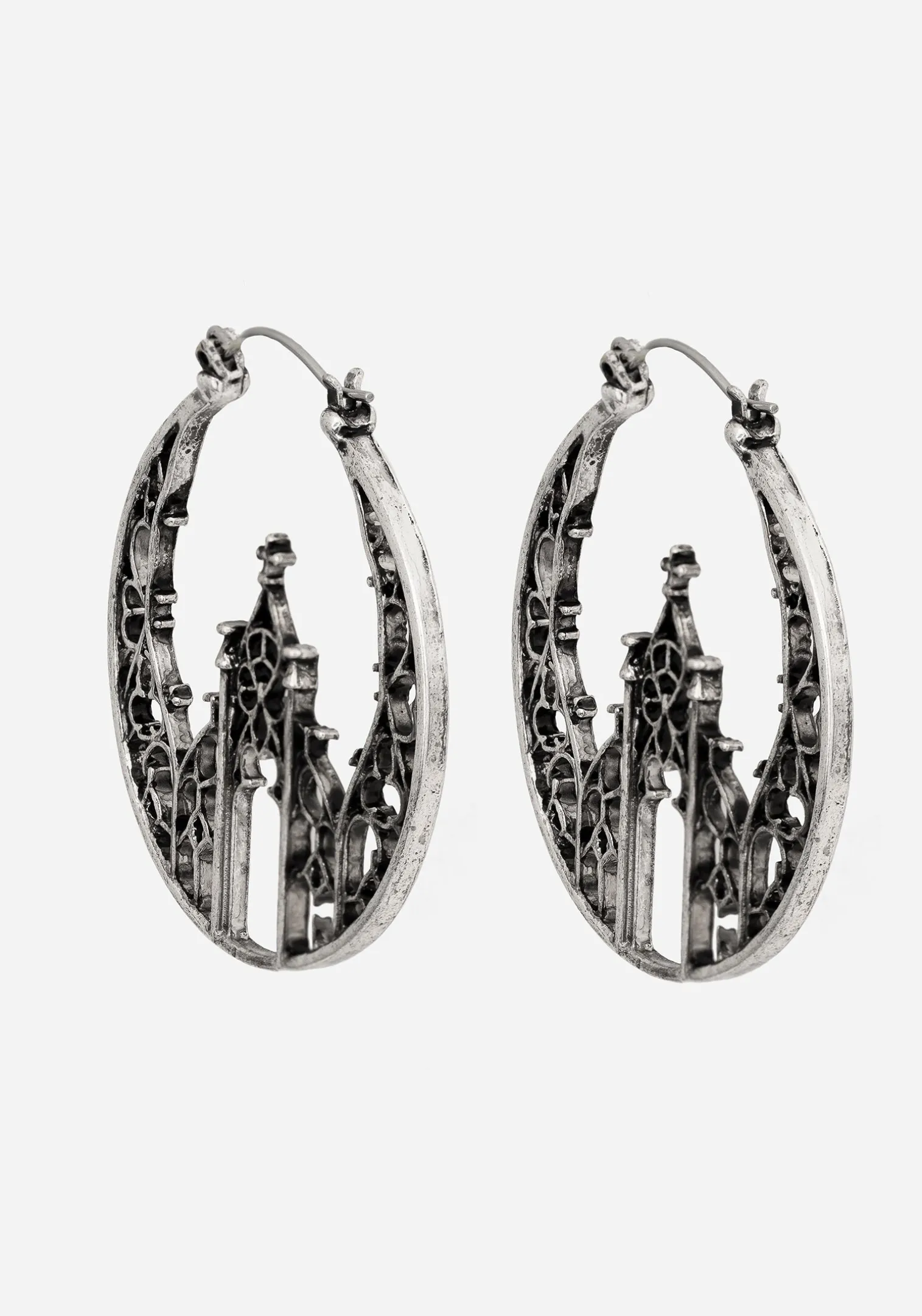 Cathedral Gothic Hoop Earrings