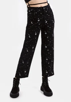 Celestial Embroidered Jeans