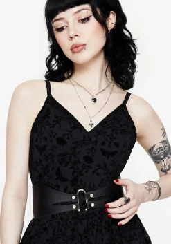 Chasm Oval Detail Waist Belt