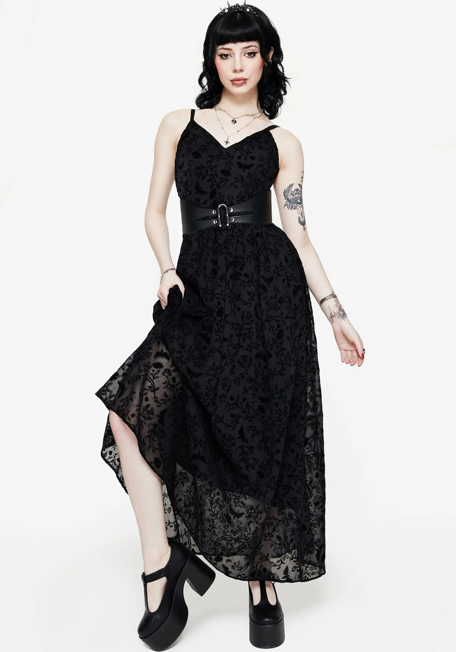 Chasm Oval Detail Waist Belt