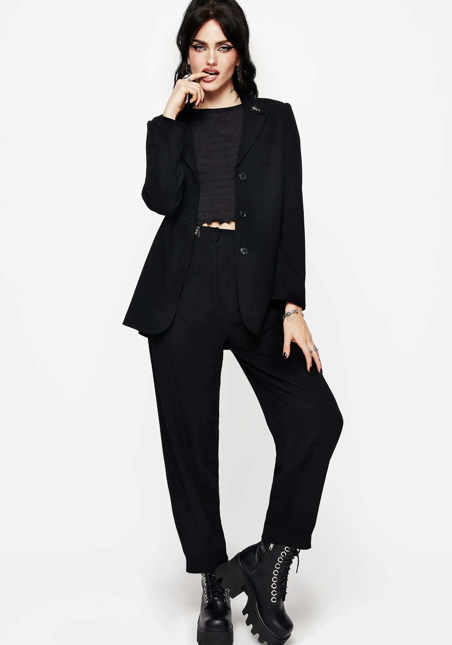 Chloris Embroidered Waist Balloon Trouser