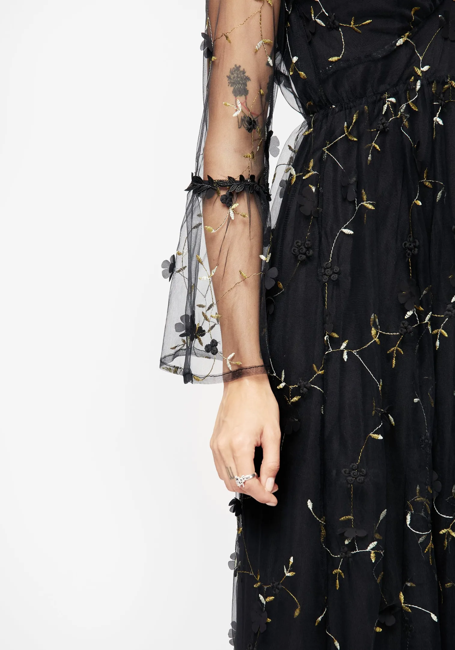Chrysanthi Applique Maxi Dress