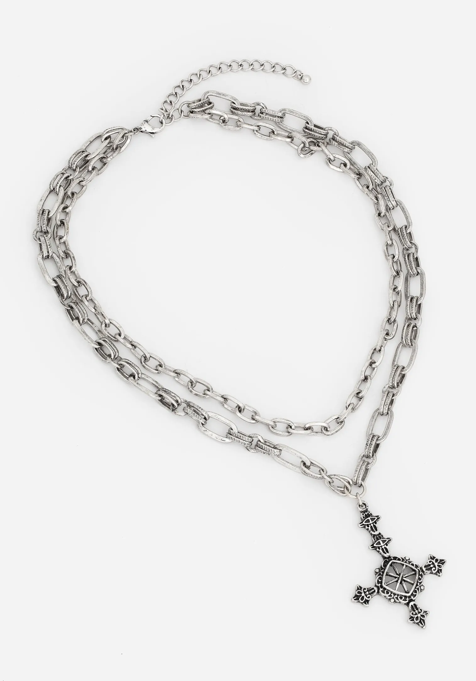 Ciara Cross Layered Necklace