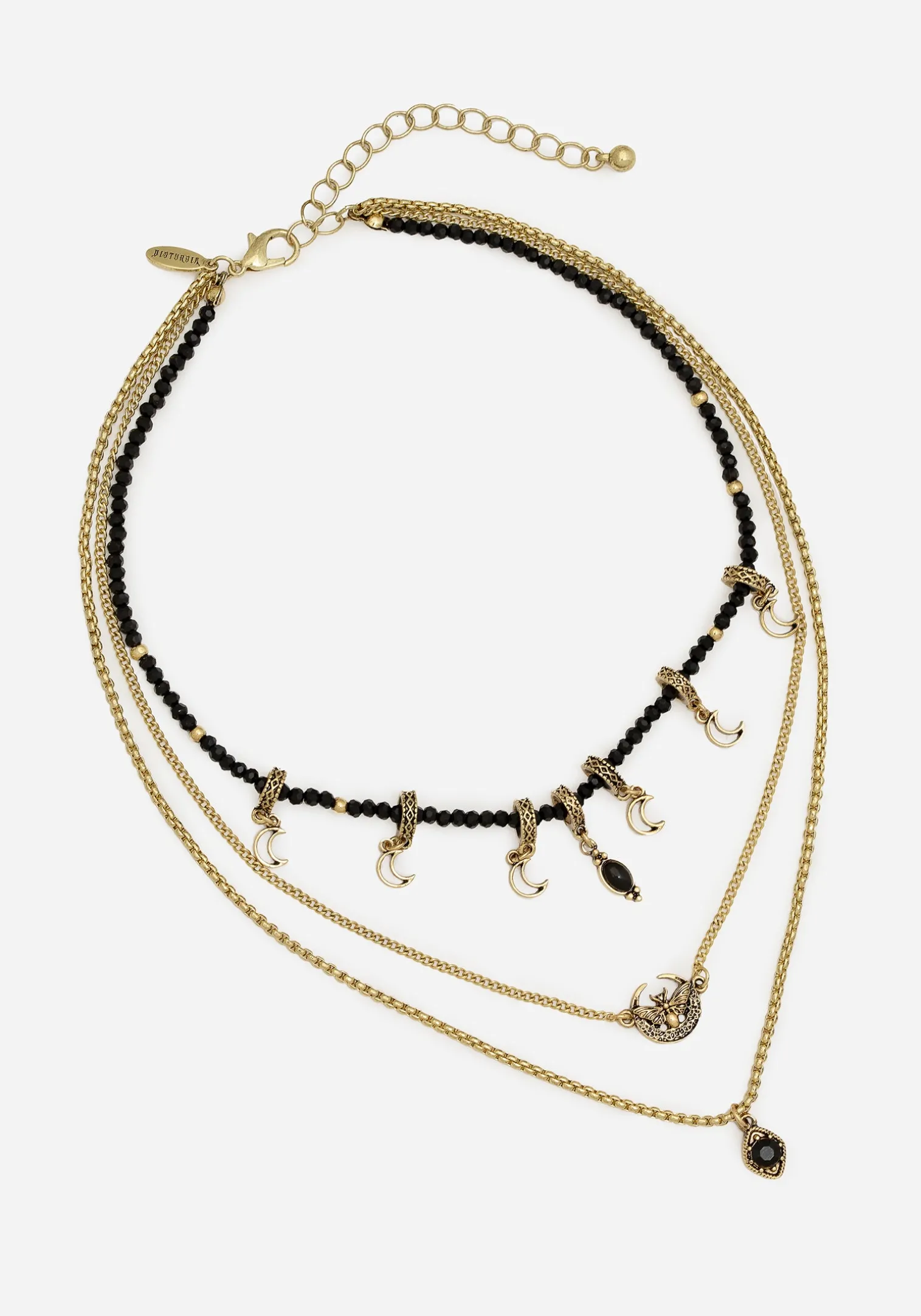 Ciela Moon Moth Layered Necklace