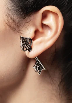 Claustrum Gothic Key Earrings