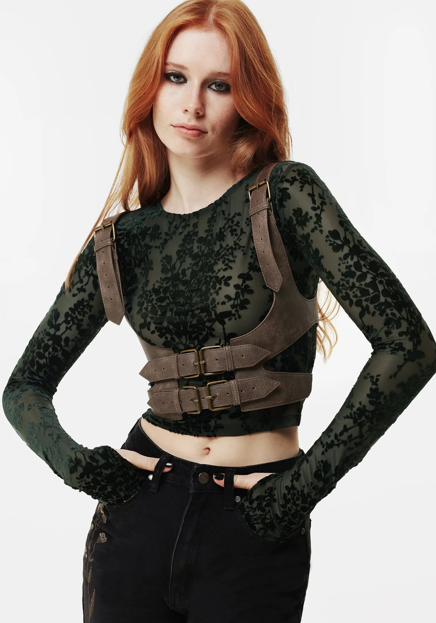 Clementine Buckle Cut Out Harness