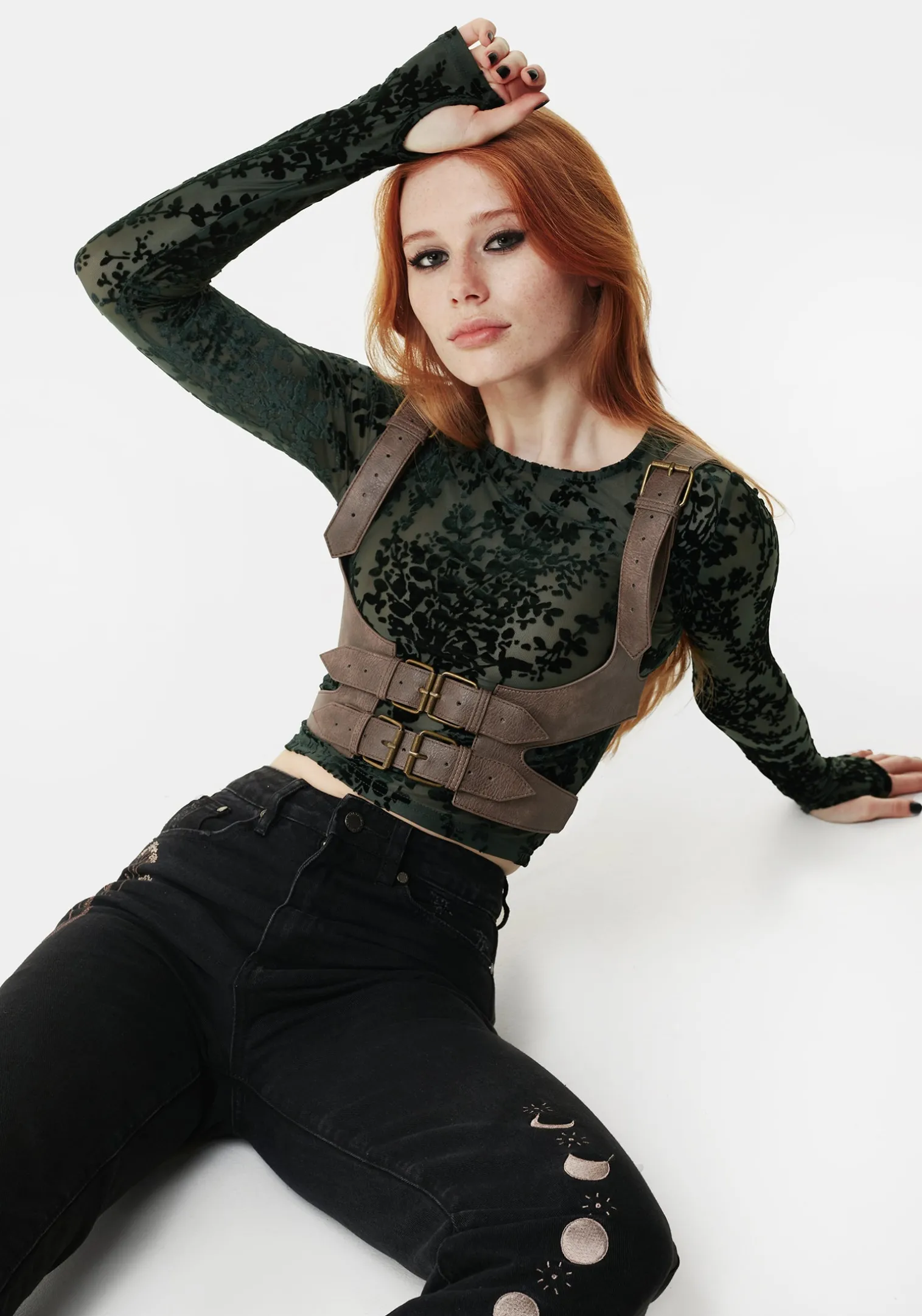 Clementine Buckle Cut Out Harness