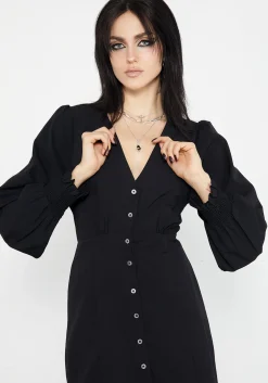 Cora Button Up Midaxi Dress