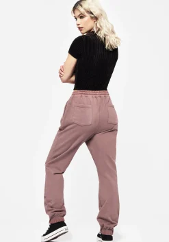 Corvus Graphic Print Tapered Cuffed Sweatpants