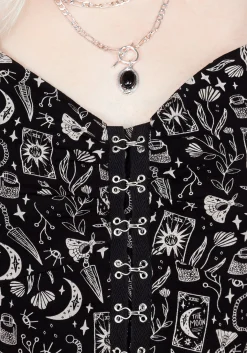 Craft Hook And Eye Crop Top