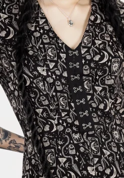Craft V-neck Midi Dress