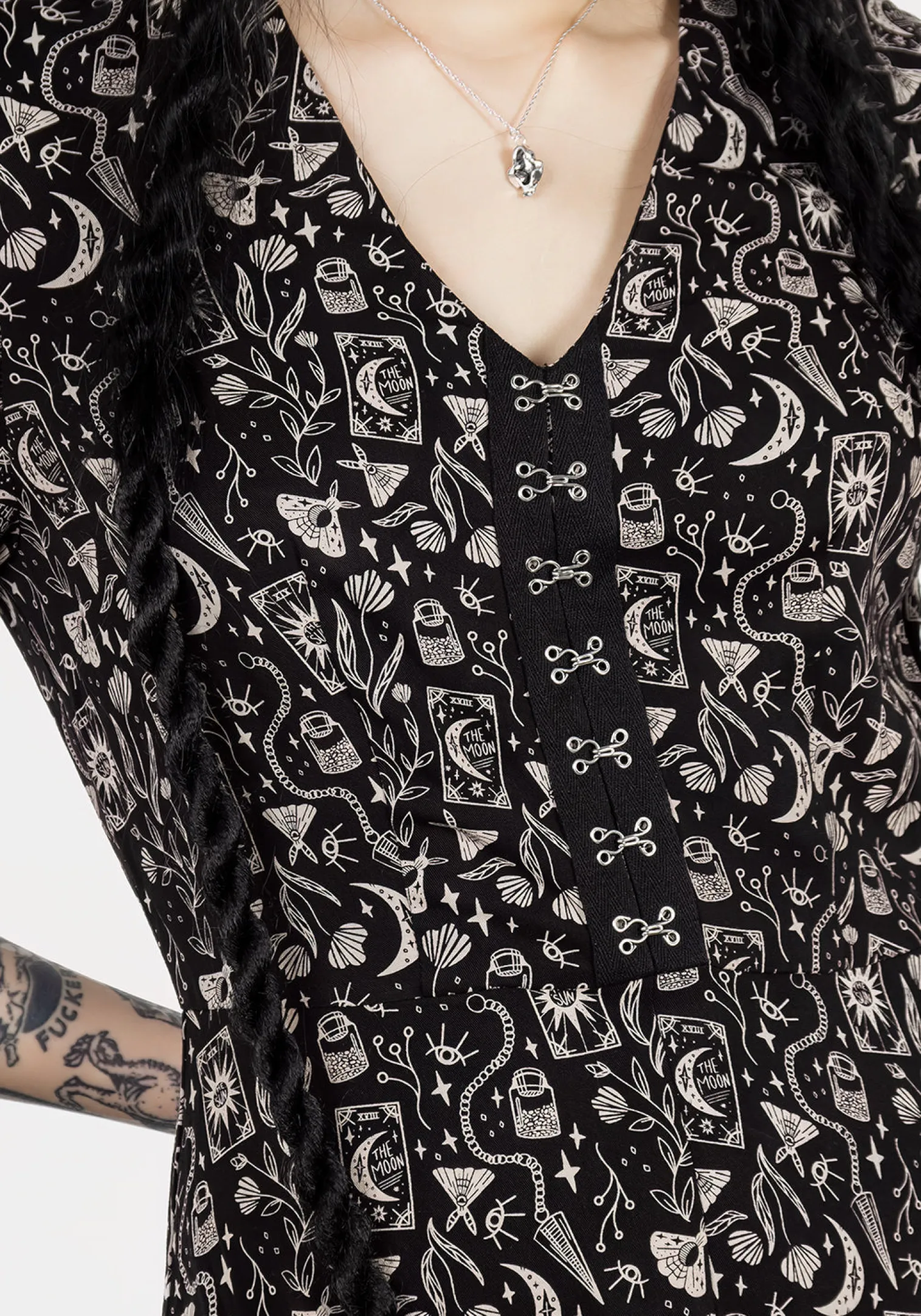 Craft V-neck Midi Dress