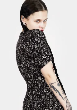 Craft V-neck Midi Dress