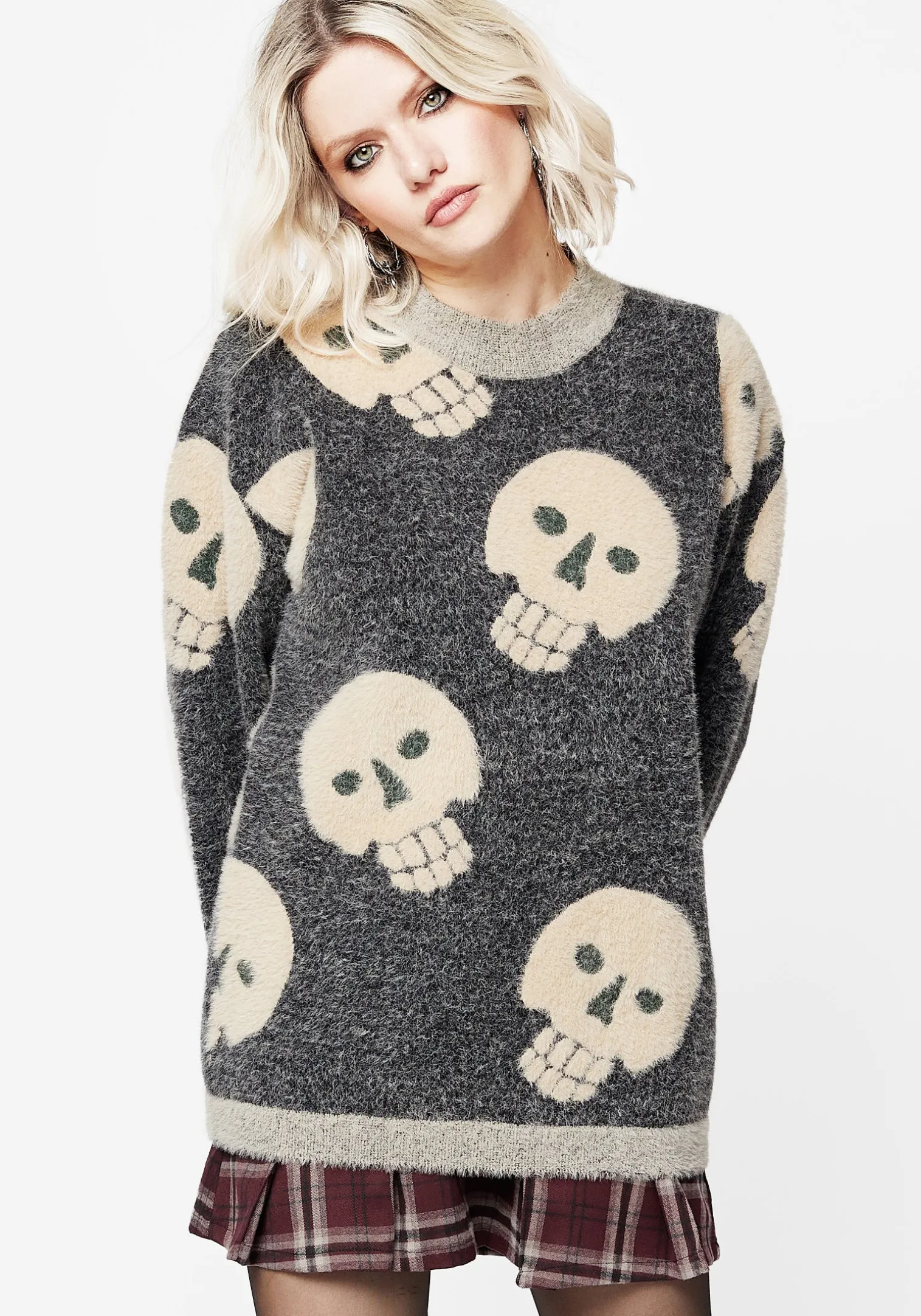Crania Fluffy Knit Sweater
