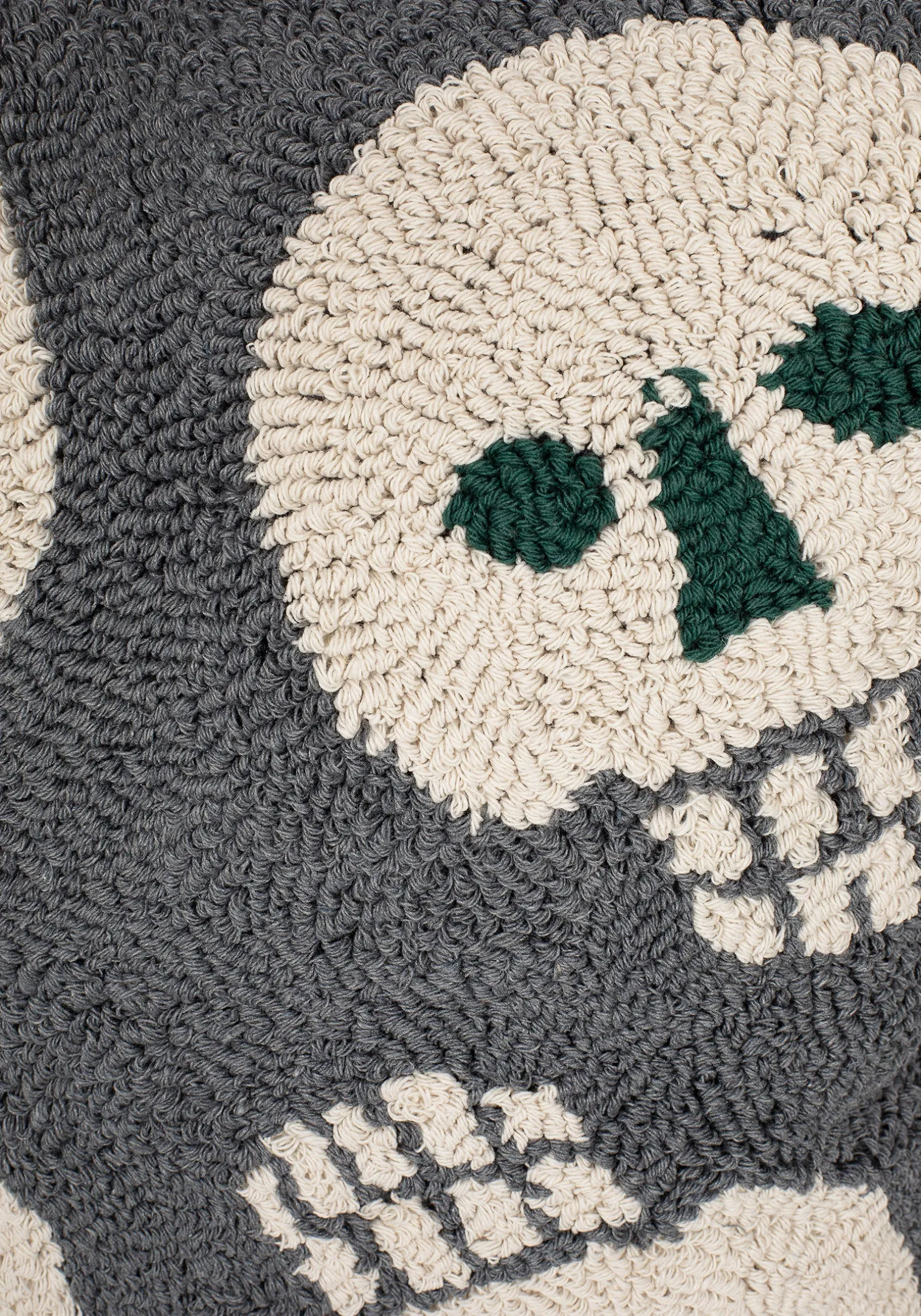 Crania Skull Tufted Cushion