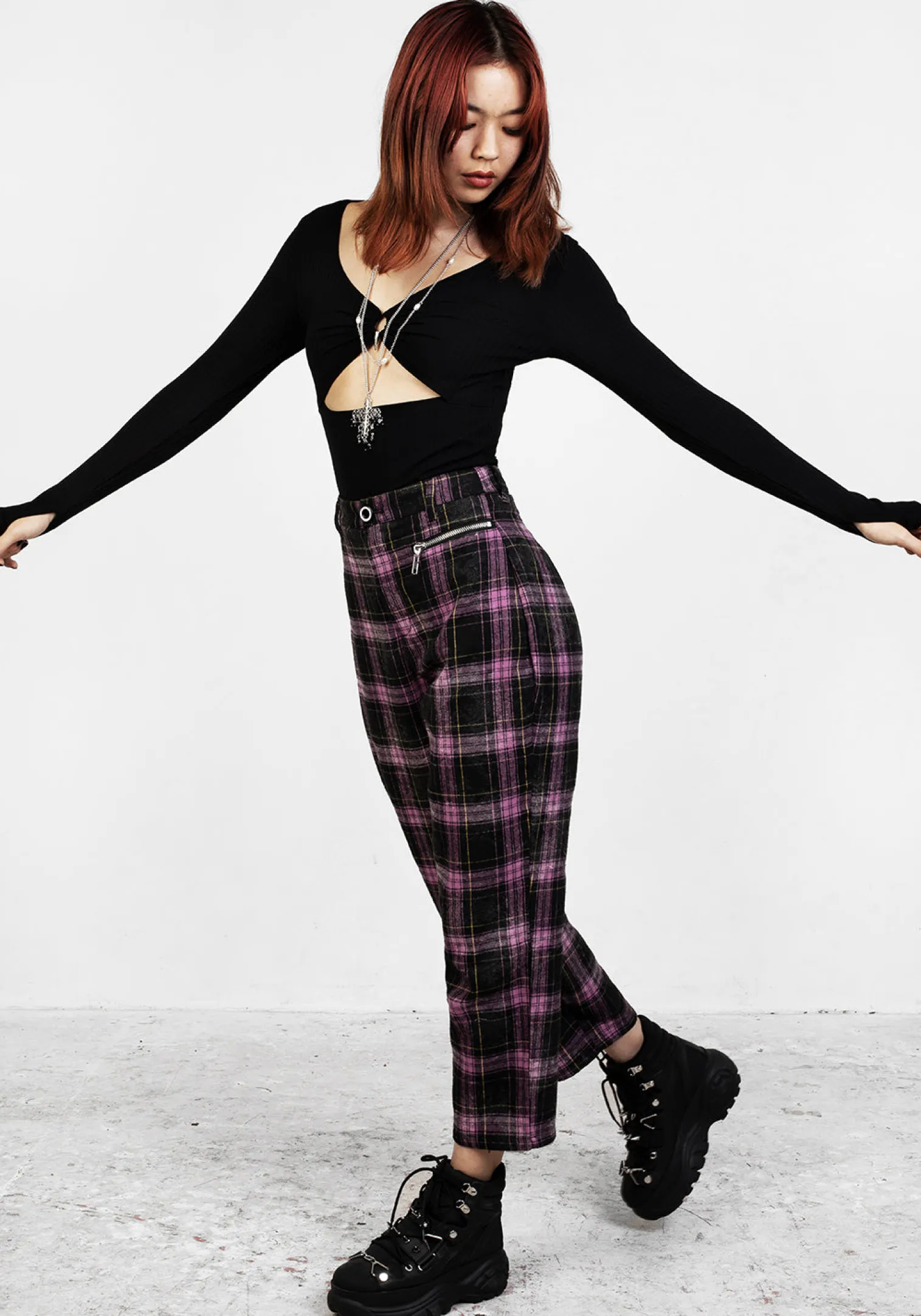 Crush Crop Trousers