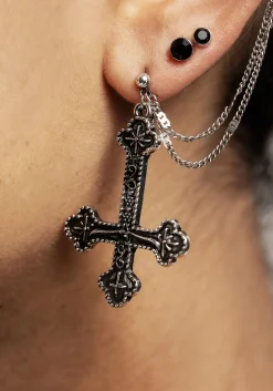 Crux Chain Cuff Earrings