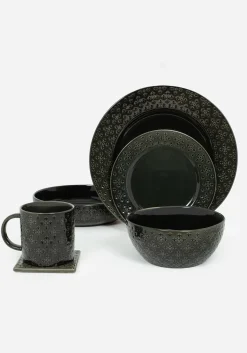 Crux Debossed Ombre Pasta Bowl (4 Piece Set)