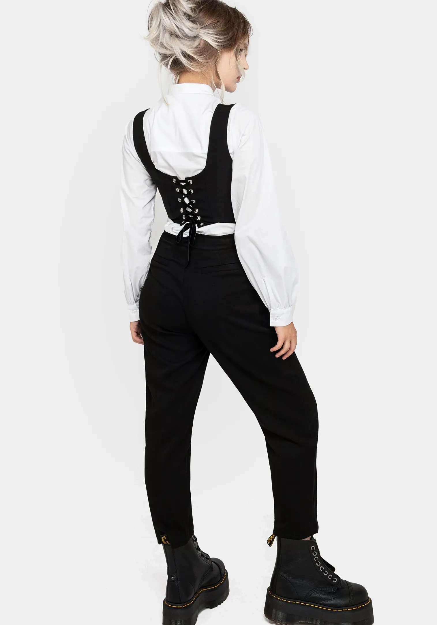 Cybele Embroidered Crop Corset Top