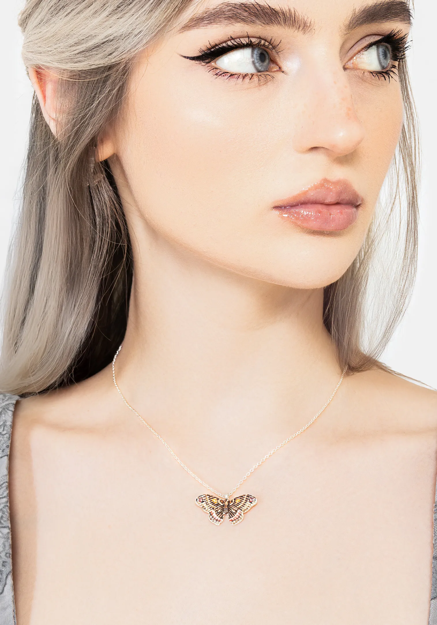 Cyrus Moth Necklace