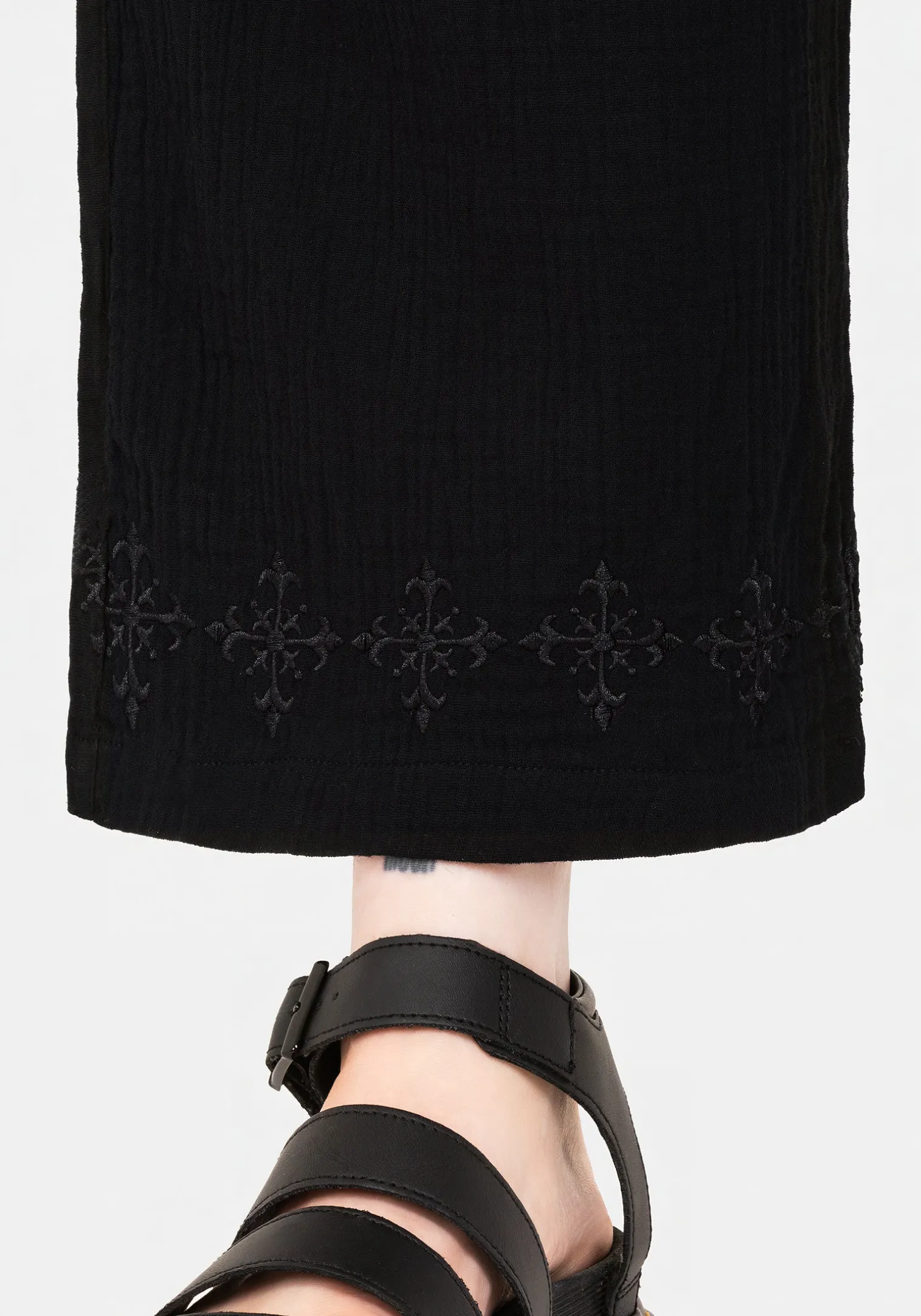 Damara Embroidered Cotton Culottes
