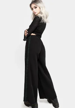 Damiana Embroidered Cotton Trousers