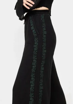 Damiana Embroidered Cotton Trousers