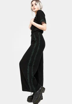Damiana Embroidered Cotton Trousers