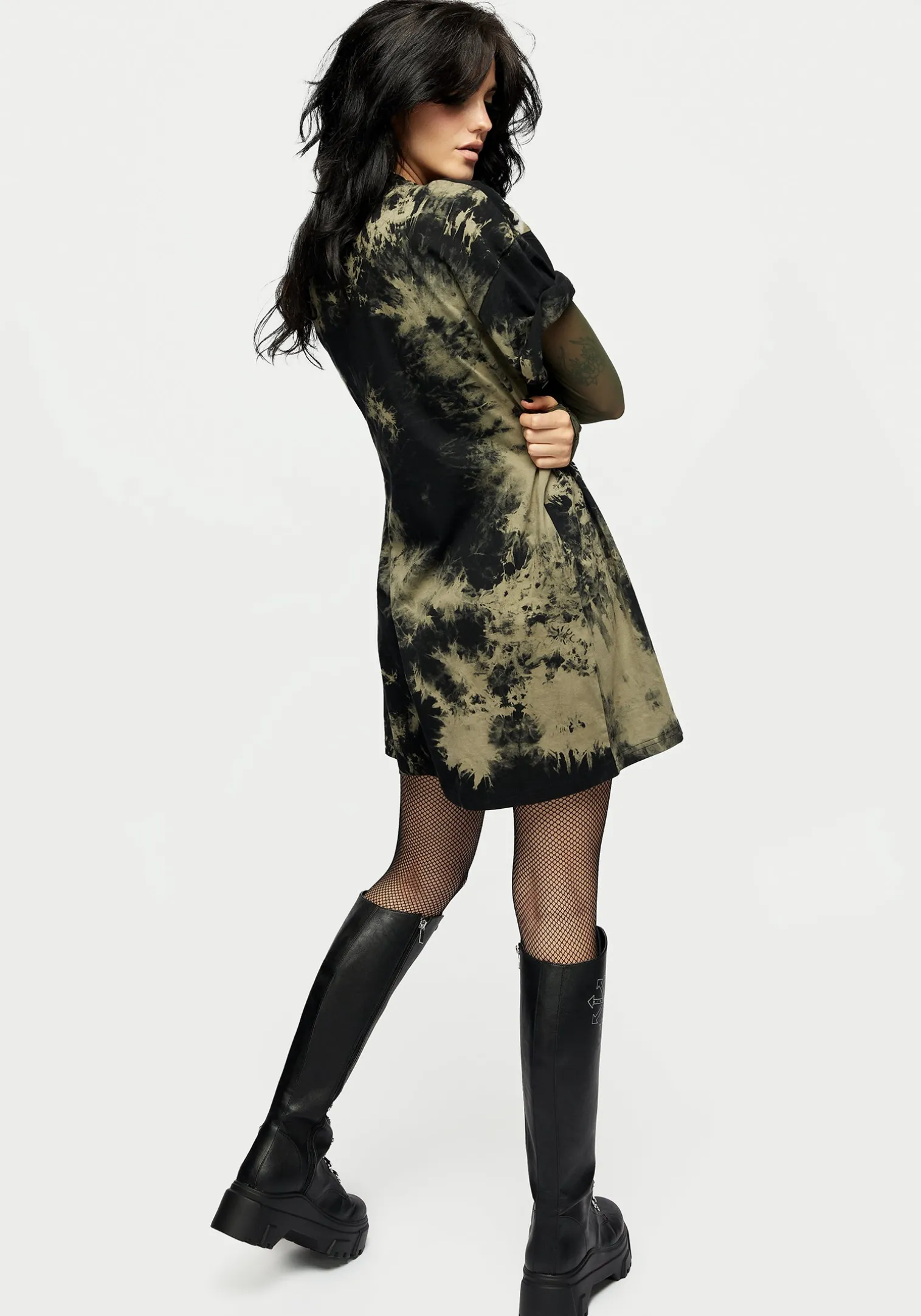 Dance Of Venus Tie Dye T-shirt Dress