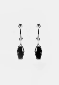 Death Hoop Earrings