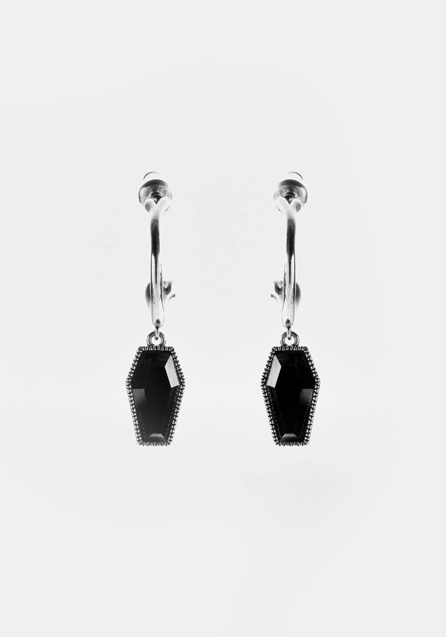 Death Hoop Earrings