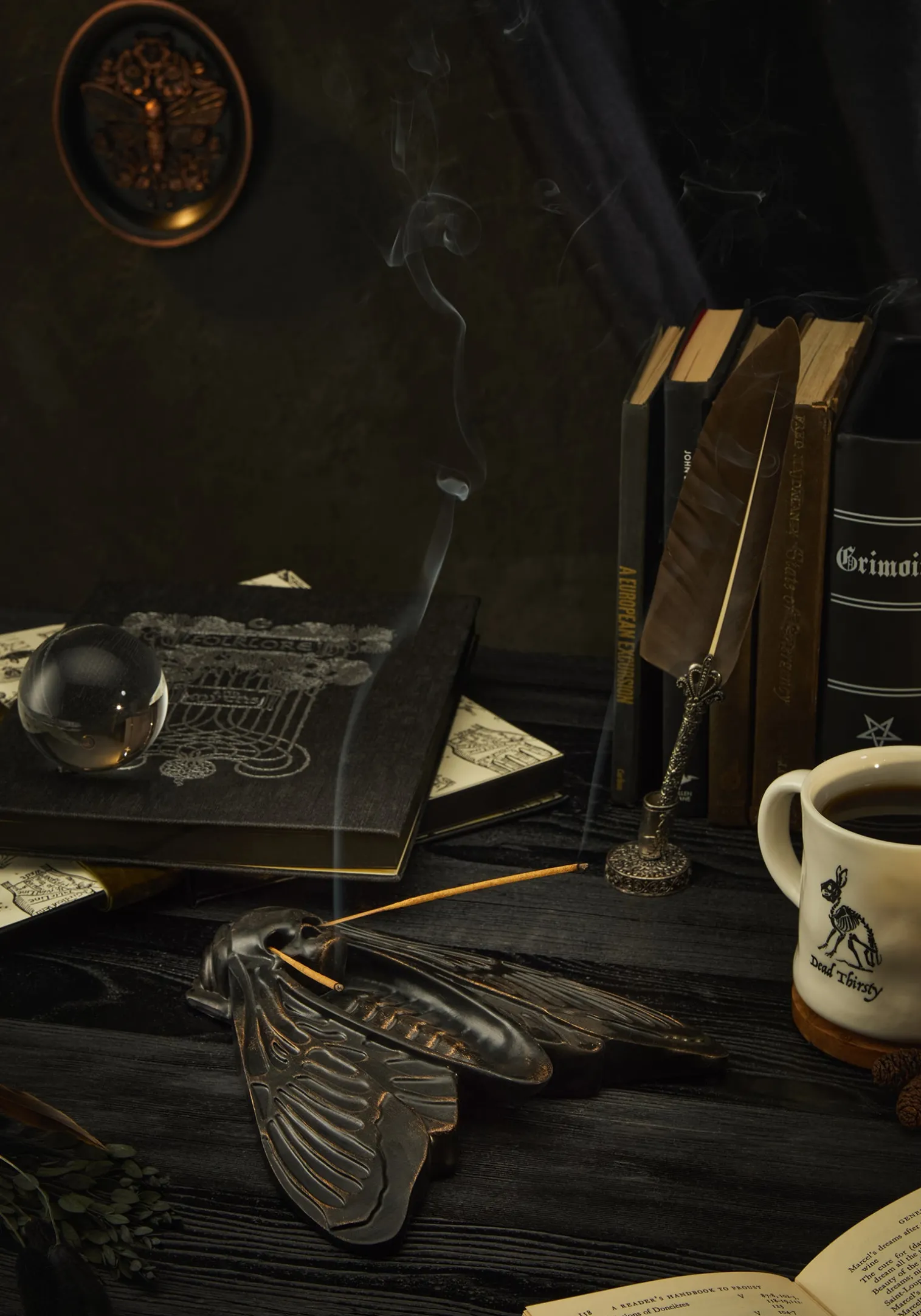 Death Moth Incense Burner