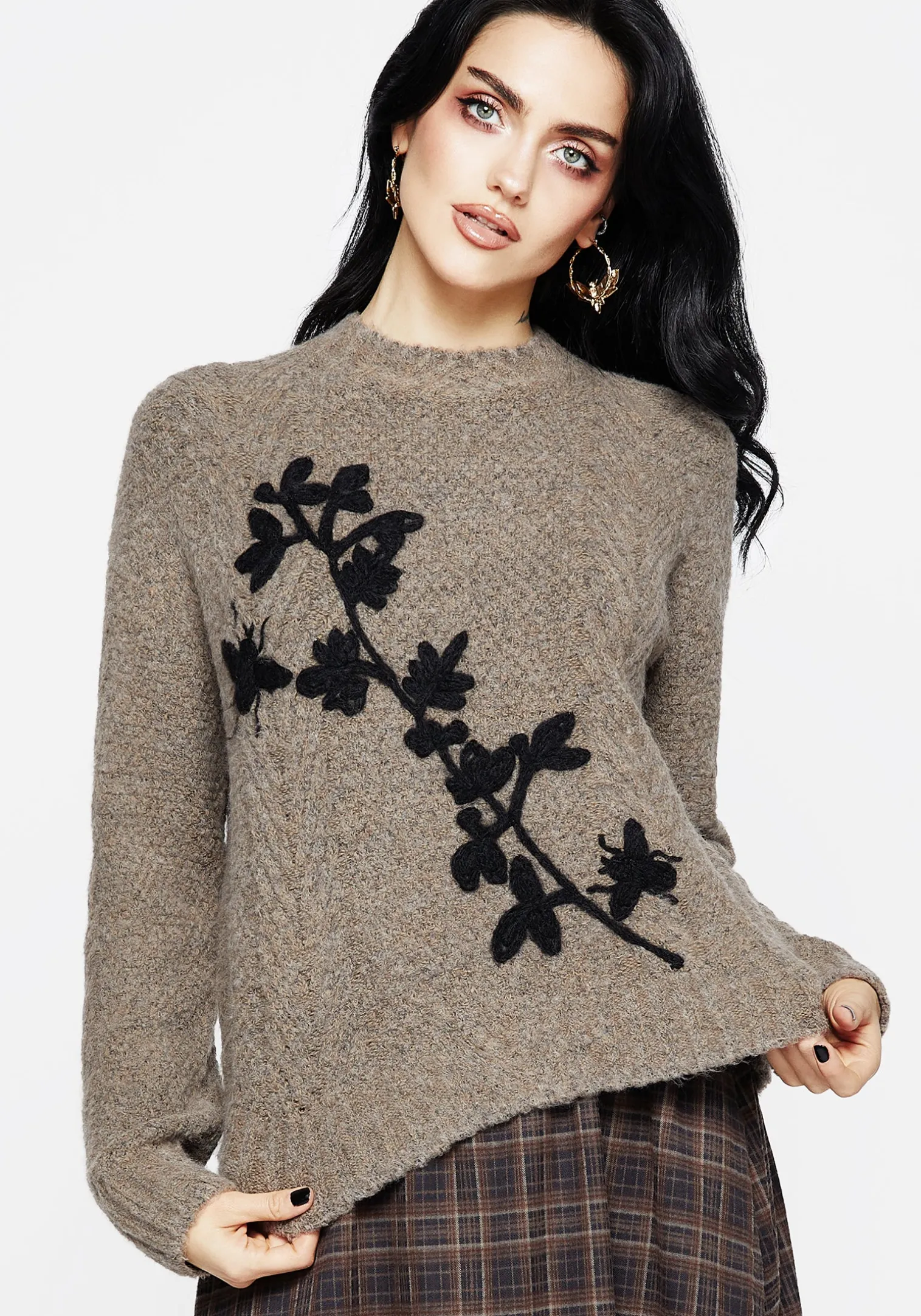 Deathwatch Floral Beetle Knit Sweater