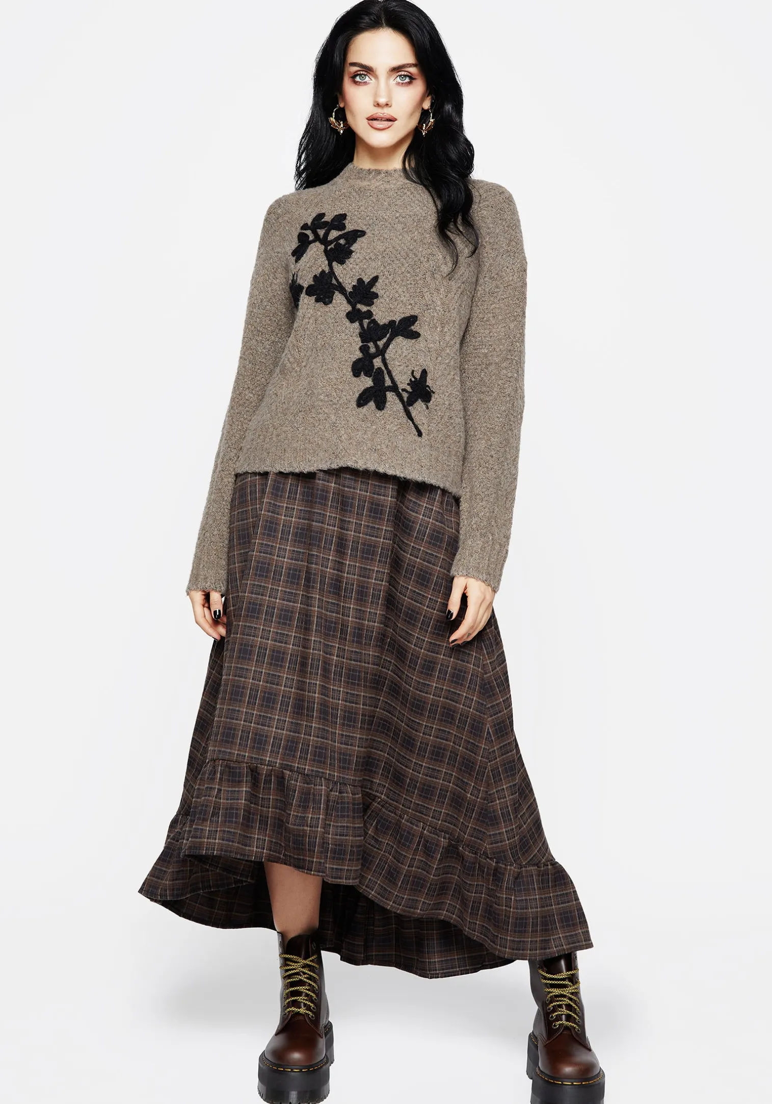 Deathwatch Floral Beetle Knit Sweater