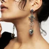 Deceiver Heart Drop Earrings