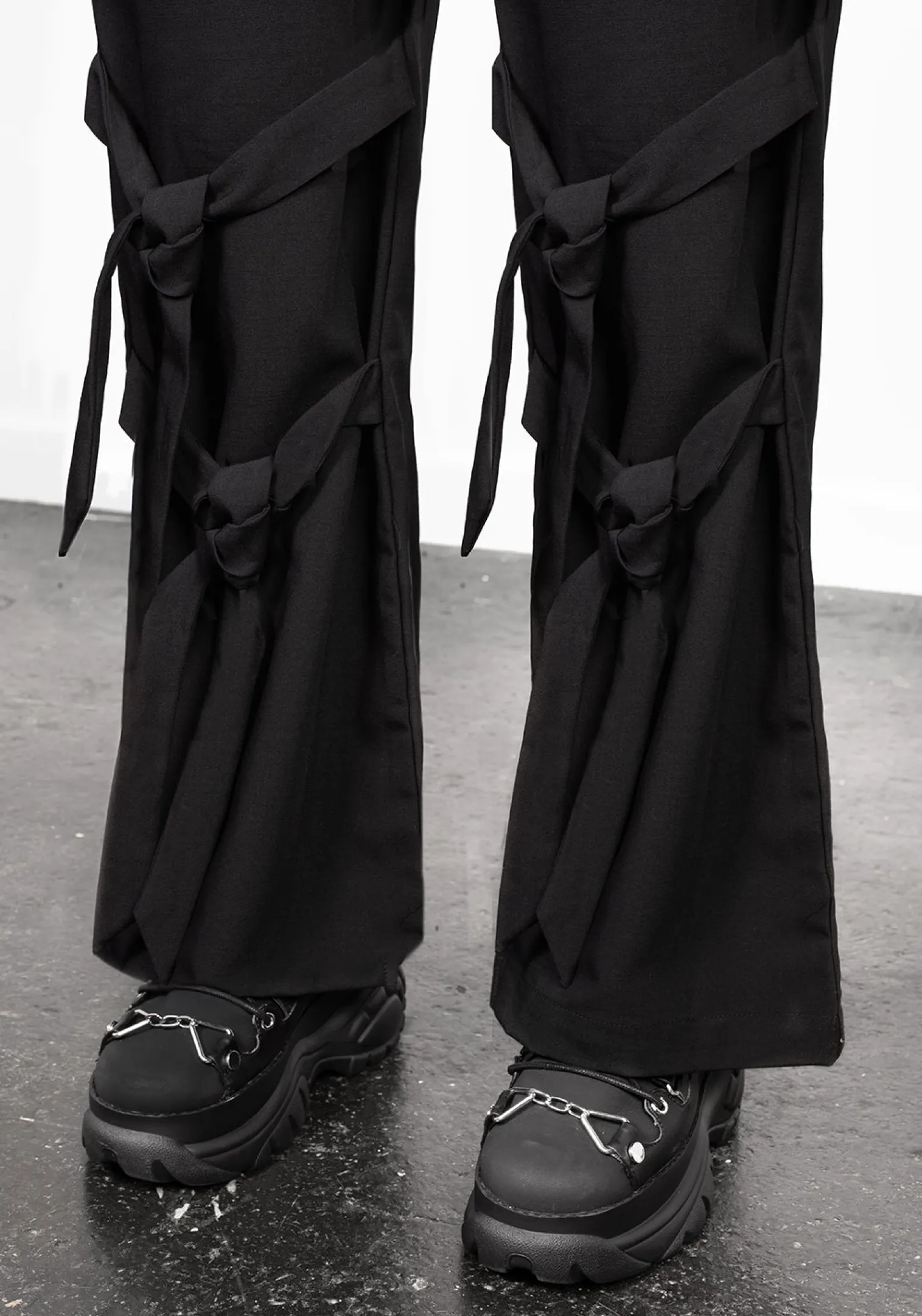 Defendant Lace Up Tie Trousers