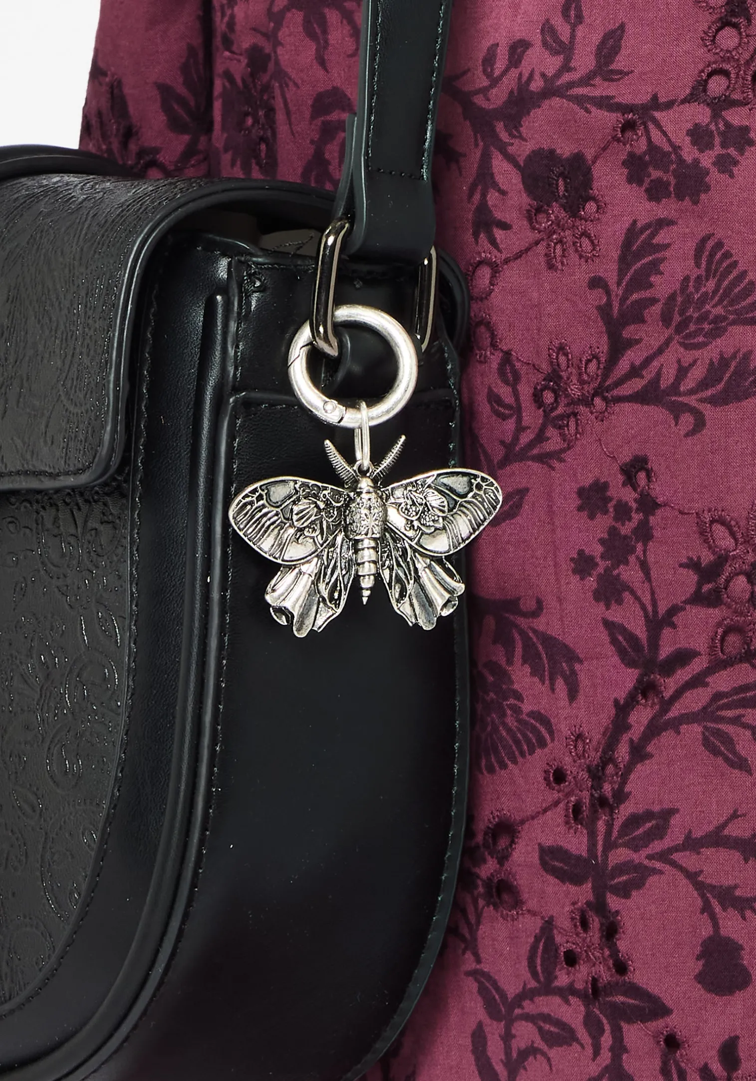 Delilah Death Moth Charm