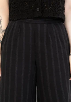 Delores Striped Cotton Balloon Trousers