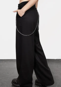 Descent Chain Wide Leg Trousers