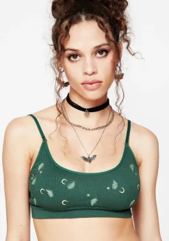 Dianne Fern Embroidered Bralet