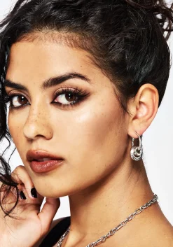 Disturbia Ring Hoop Earrings