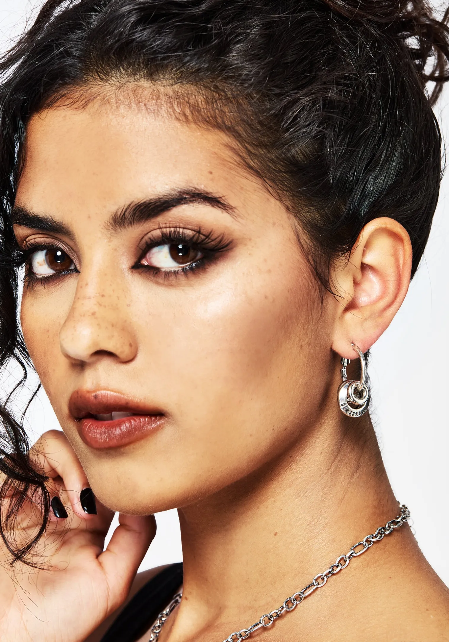 Disturbia Ring Hoop Earrings