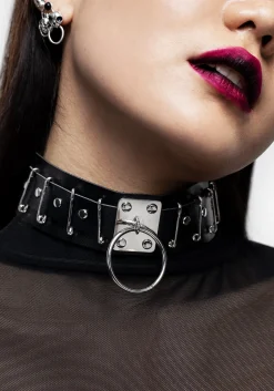 Domina Faux Leather Choker