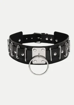 Domina Faux Leather Choker